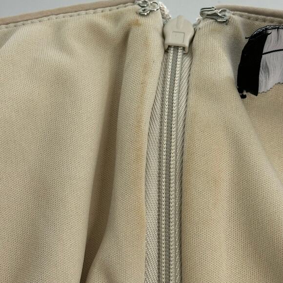 NWD R&M Collection Beige 2PC Special Occasion Evening Gown Formal Womens Size 8 - Picture 11 of 16